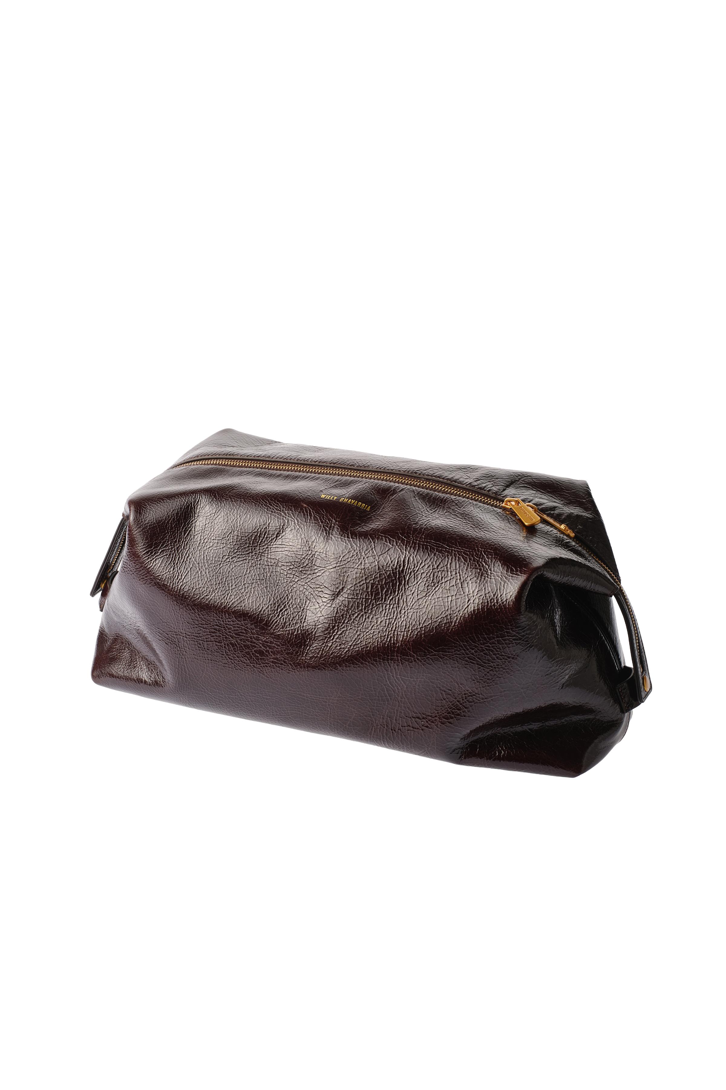 XXL LEATHER CLUTCH WILLY CHAVARRIA X ZARA - Brown | ZARA United States