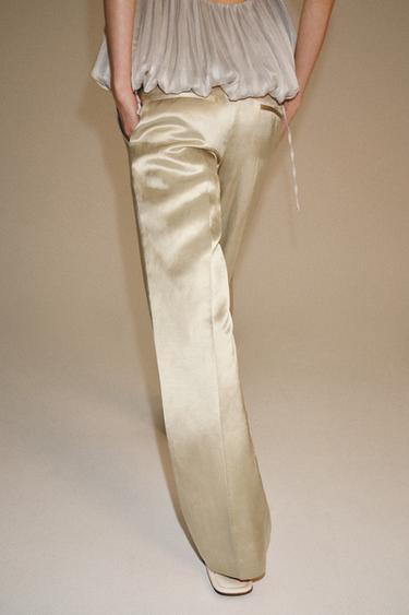 PANTALON DROIT EN LIN ZW COLLECTION - Pierre de Zara - Image 5