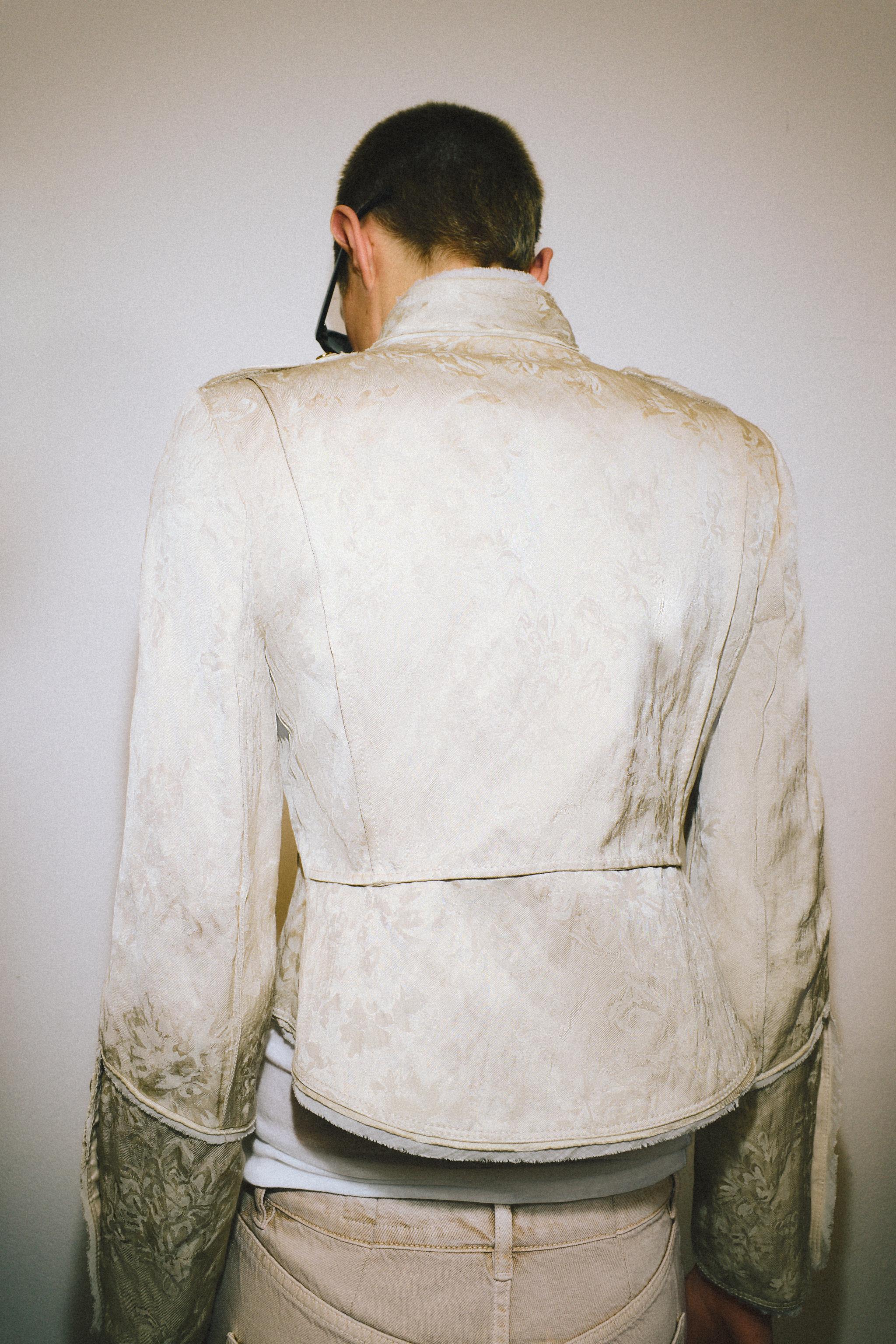 ZW COLLECTION LIMITED EDITION JACQUARD CROPPED JACKET