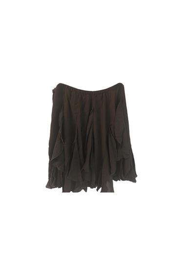 MIDI RUFFLED SKIRT