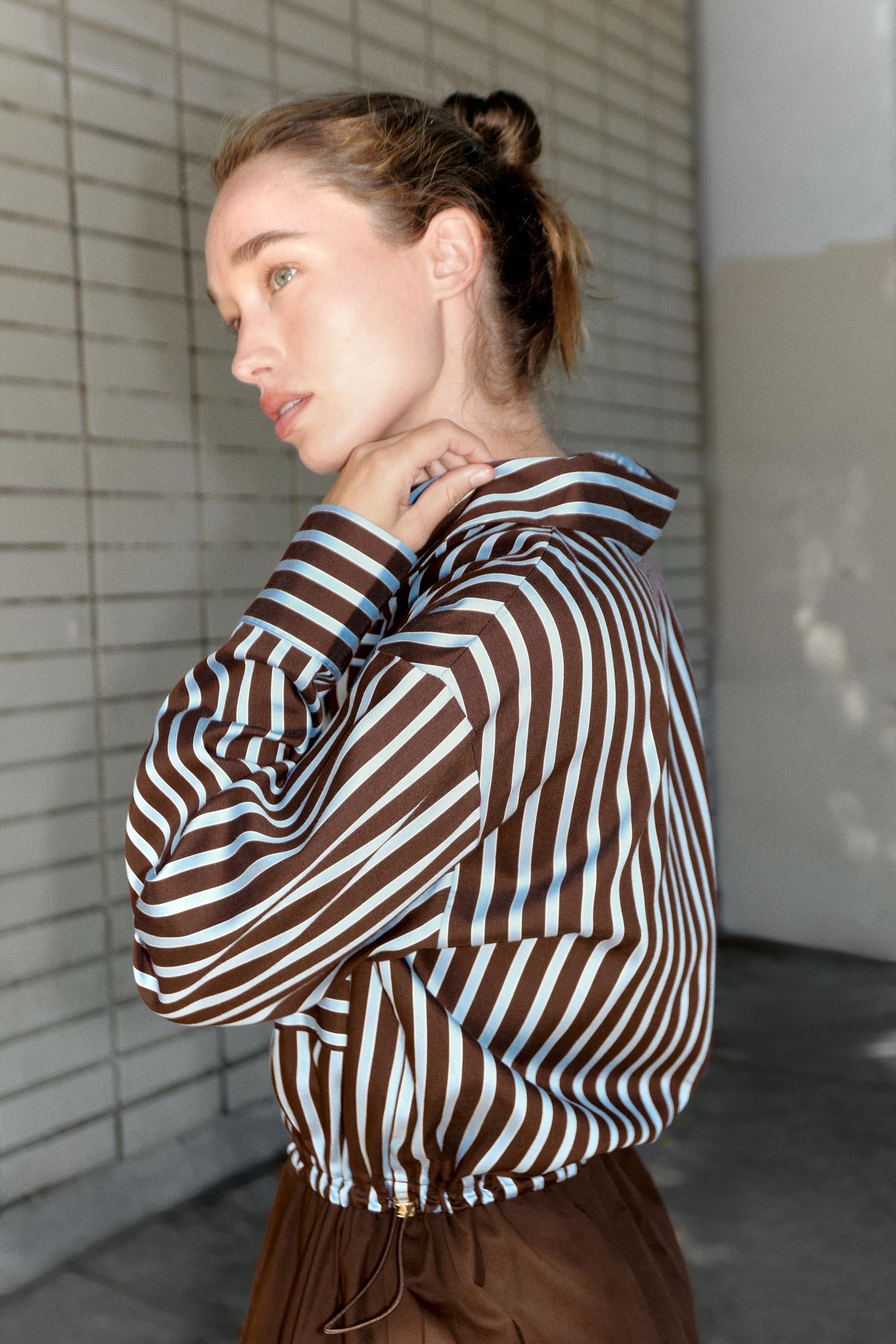 COMBINED MIDI SHIRT DRESS thumbnail 5