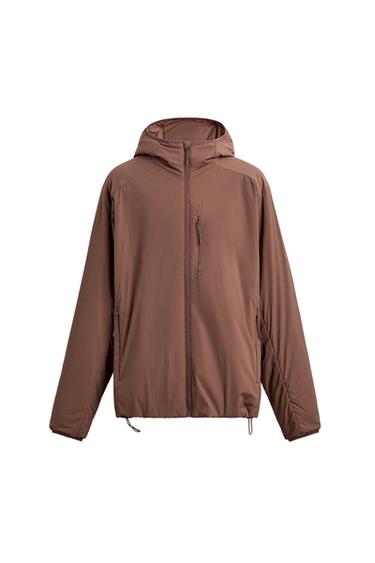 Zara PADDED MID-LAYER SKI JACKET - Dark red