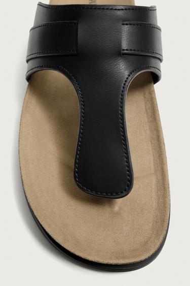 SANDALES À BRIDE - Noir de Zara - Image 5