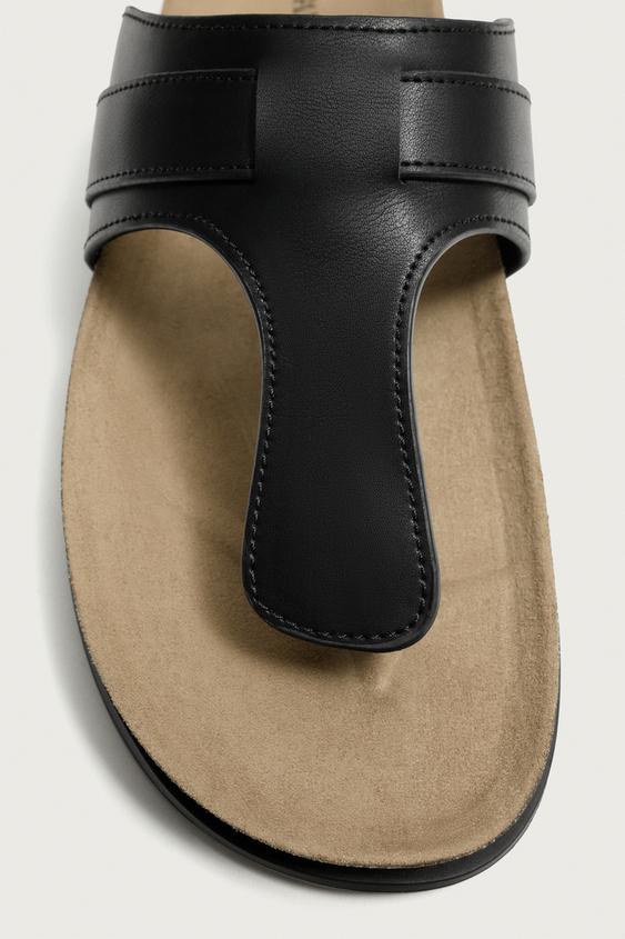 SANDALES À BRIDE - Noir de Zara - Image 5