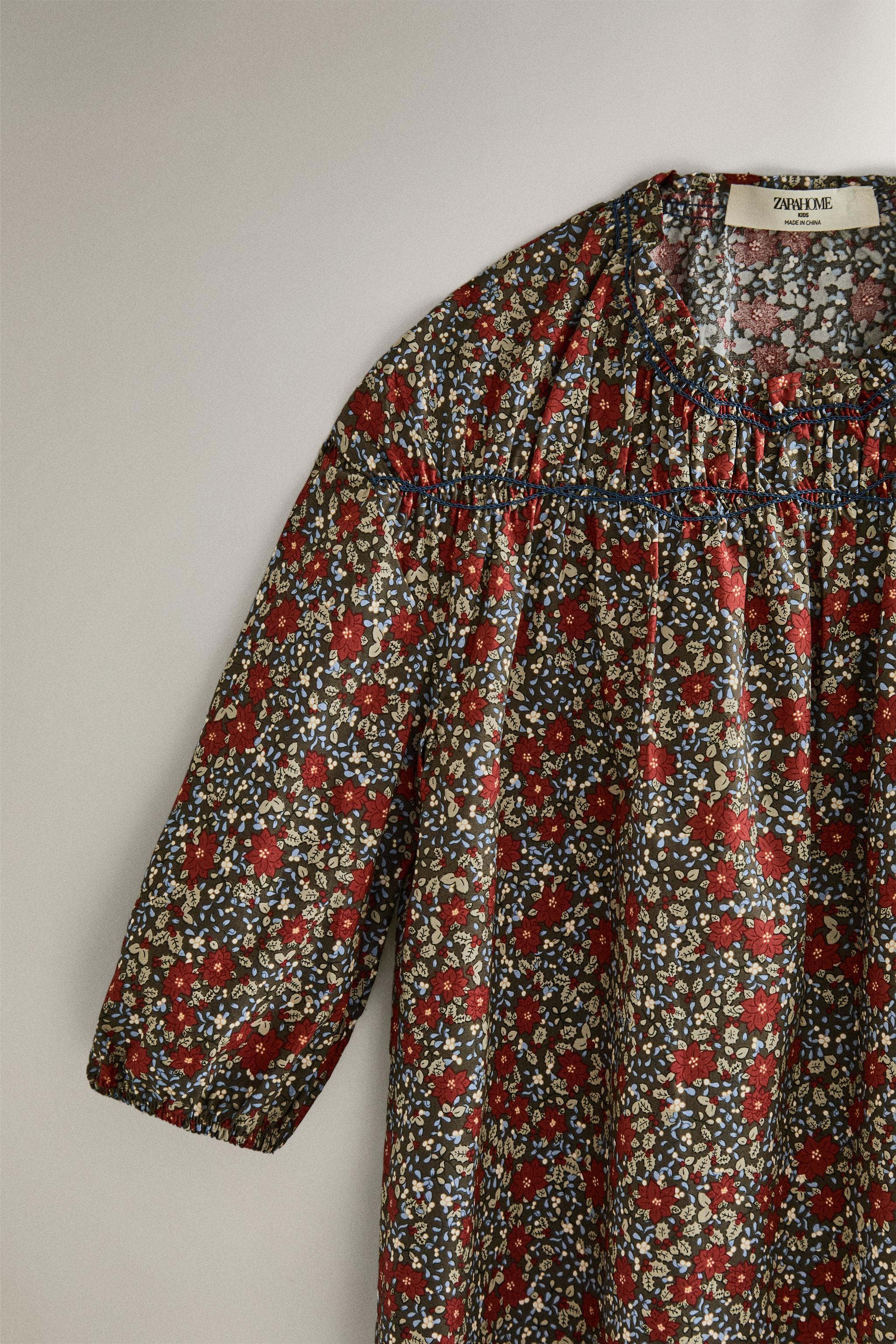 ROBE ENFANT FLEUR DE NOËL