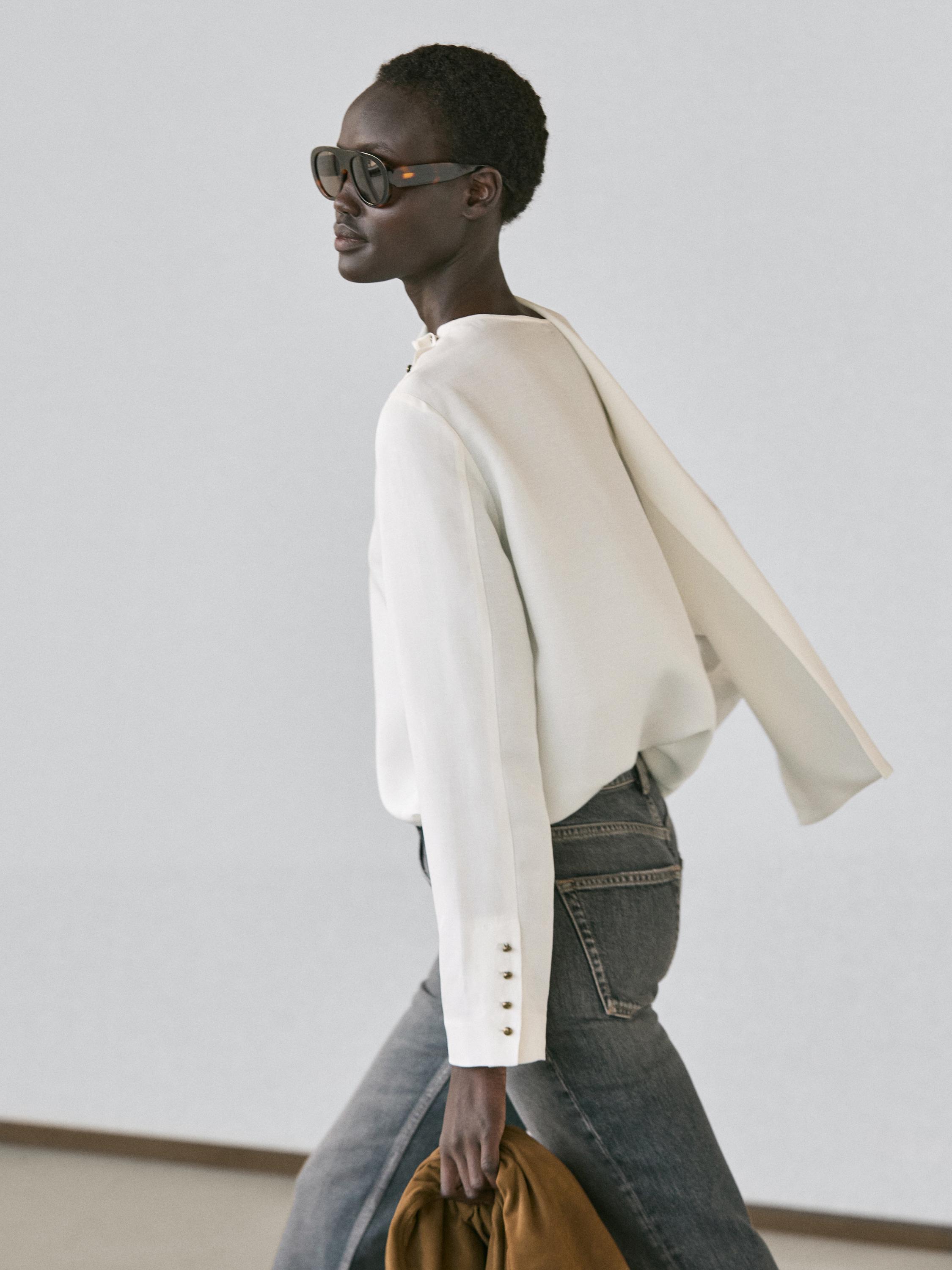 Chemise fluide détails boutons