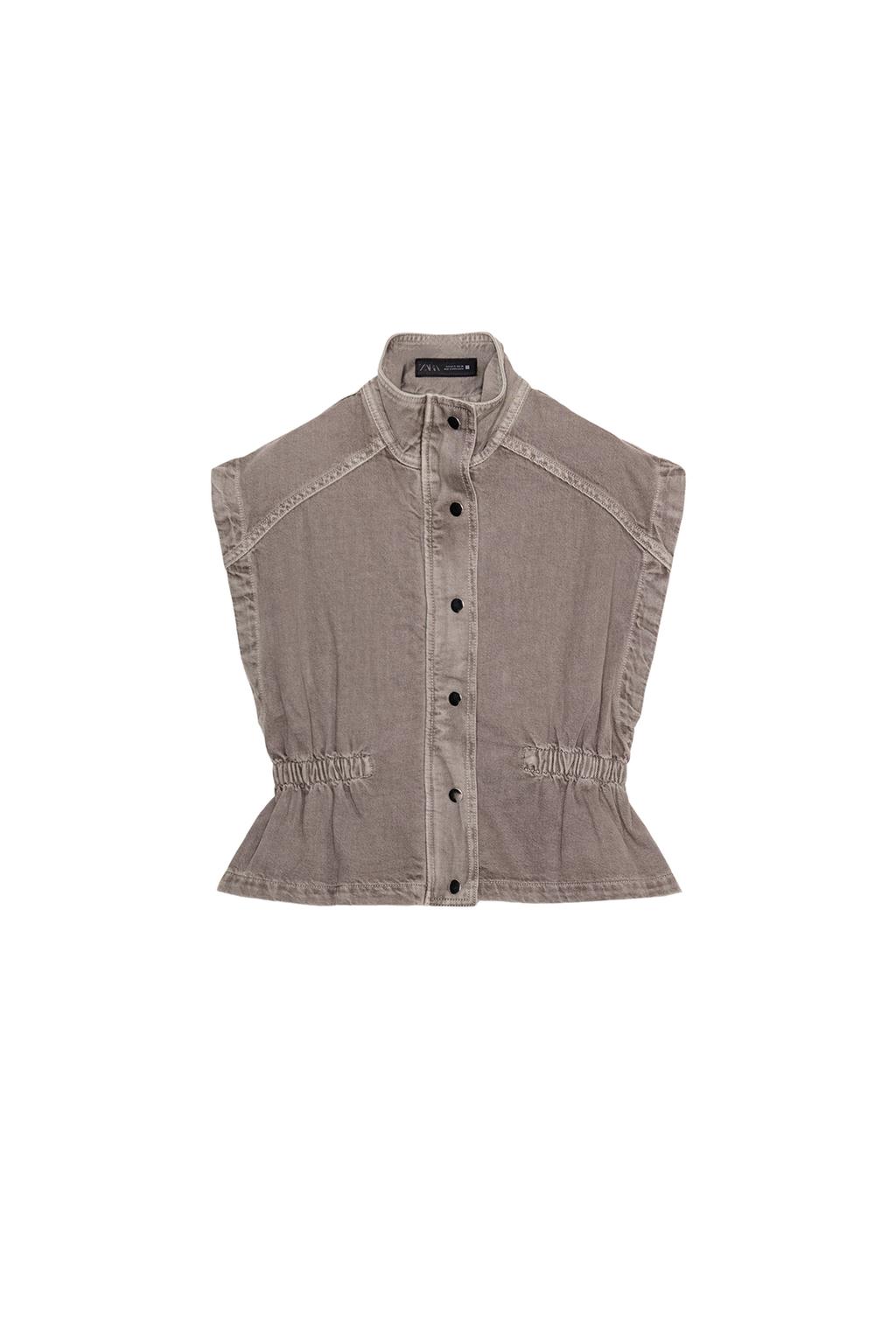 Z1975 HIGH-COLLAR DENIM VEST - image 3