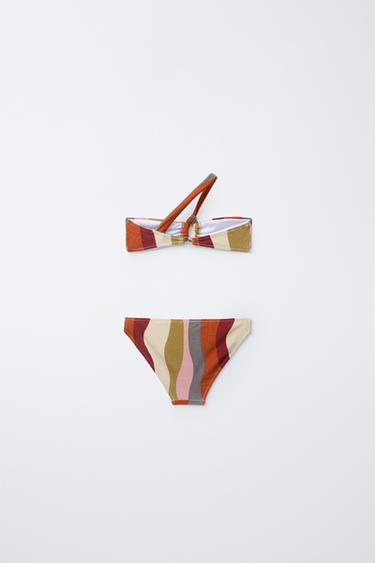 AGES 6-14 / SPARKLY WAVE BIKINI - Multicoloured by Zara - Image 1
