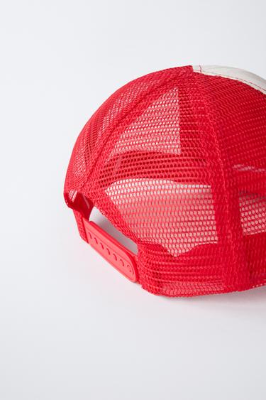 CARS LIGHTNING MCQUEEN © DISNEY EMBROIDERED MESH CAP - Red by Zara - Image 2