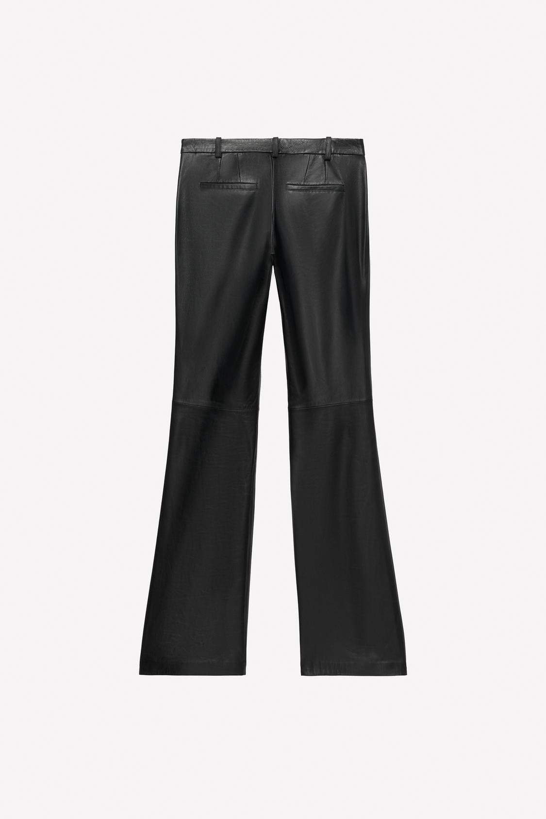 FLARE LEATHER PANTS WITH STUDS LUDOVIC DE SAINT SERNIN x ZARA