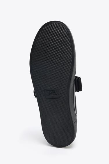 BALLERINES À BRIDE EN TISSU - Noir de Zara - Image 7