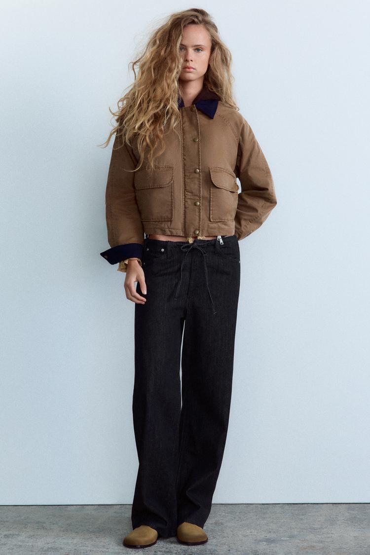 DENIM EFFECT CORDUROY PANTS, BABY