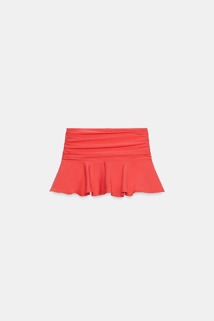 Falda pantalón con volantes y vuelo 7