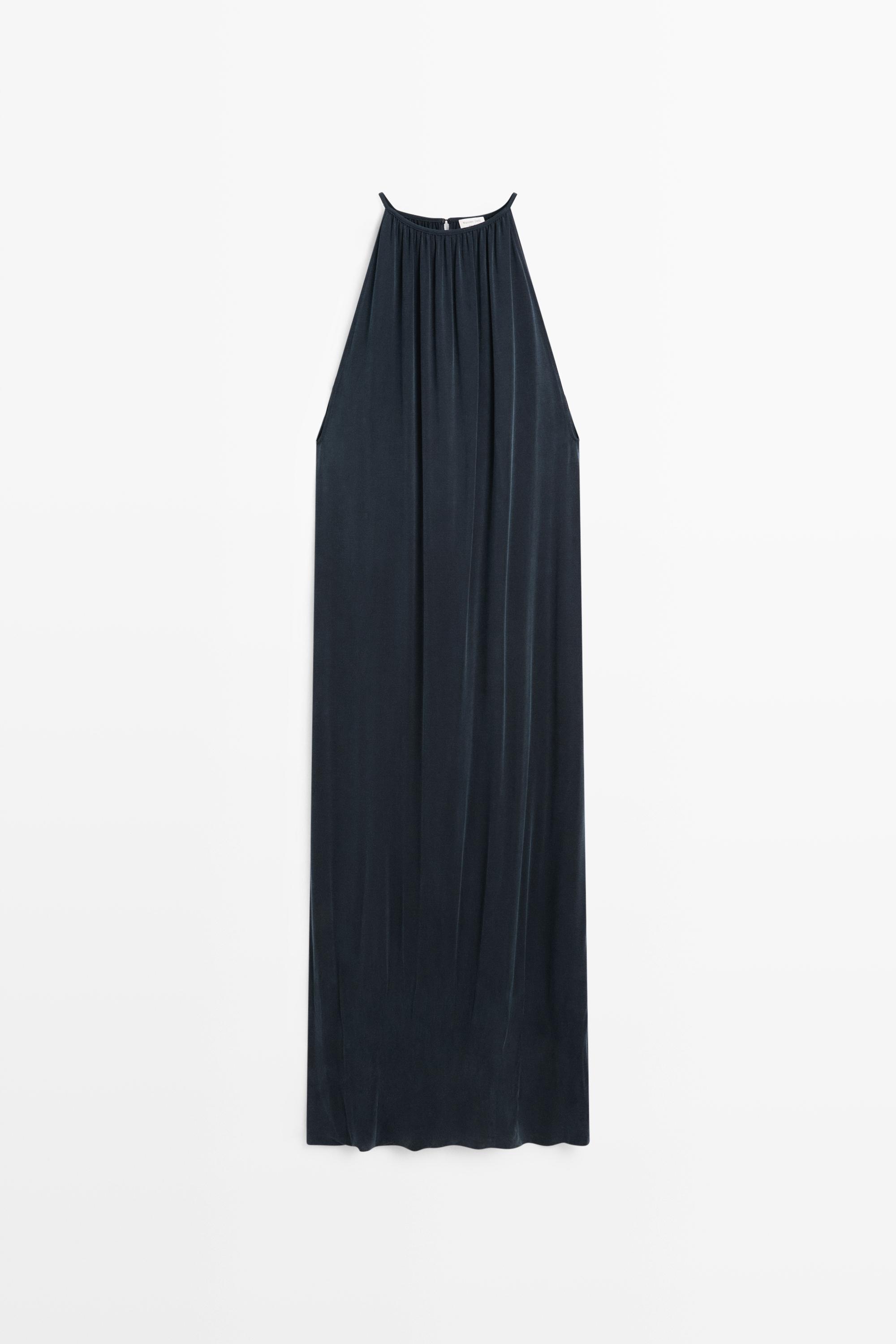 Robe midi fluide à plis - STUDIO