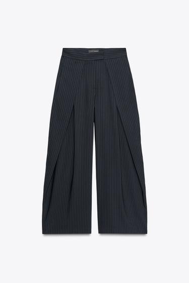 PANTALÓN RAYA DIPLOMÁTICA ZW COLLECTION - rayas de Zara