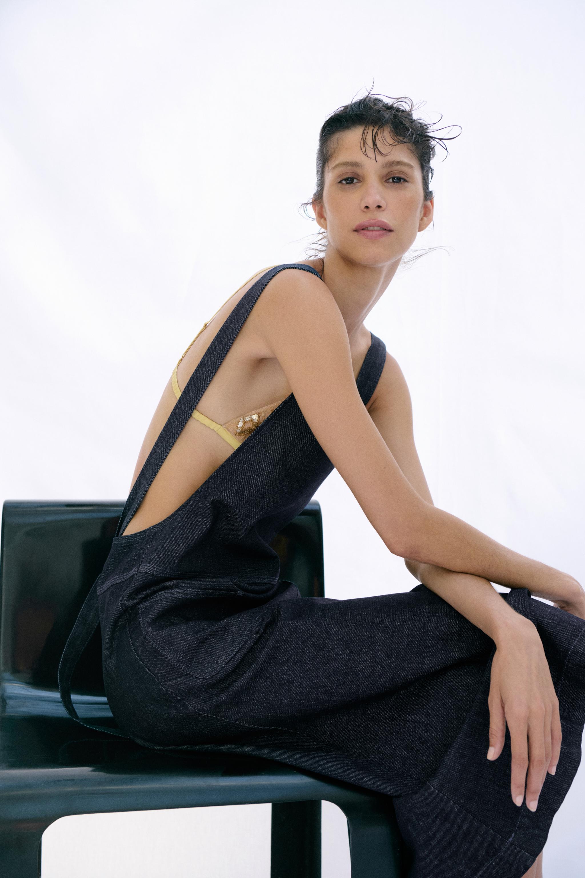 ZW COLLECTION デニムワンピース - ブルー | ZARA Japan / 日本