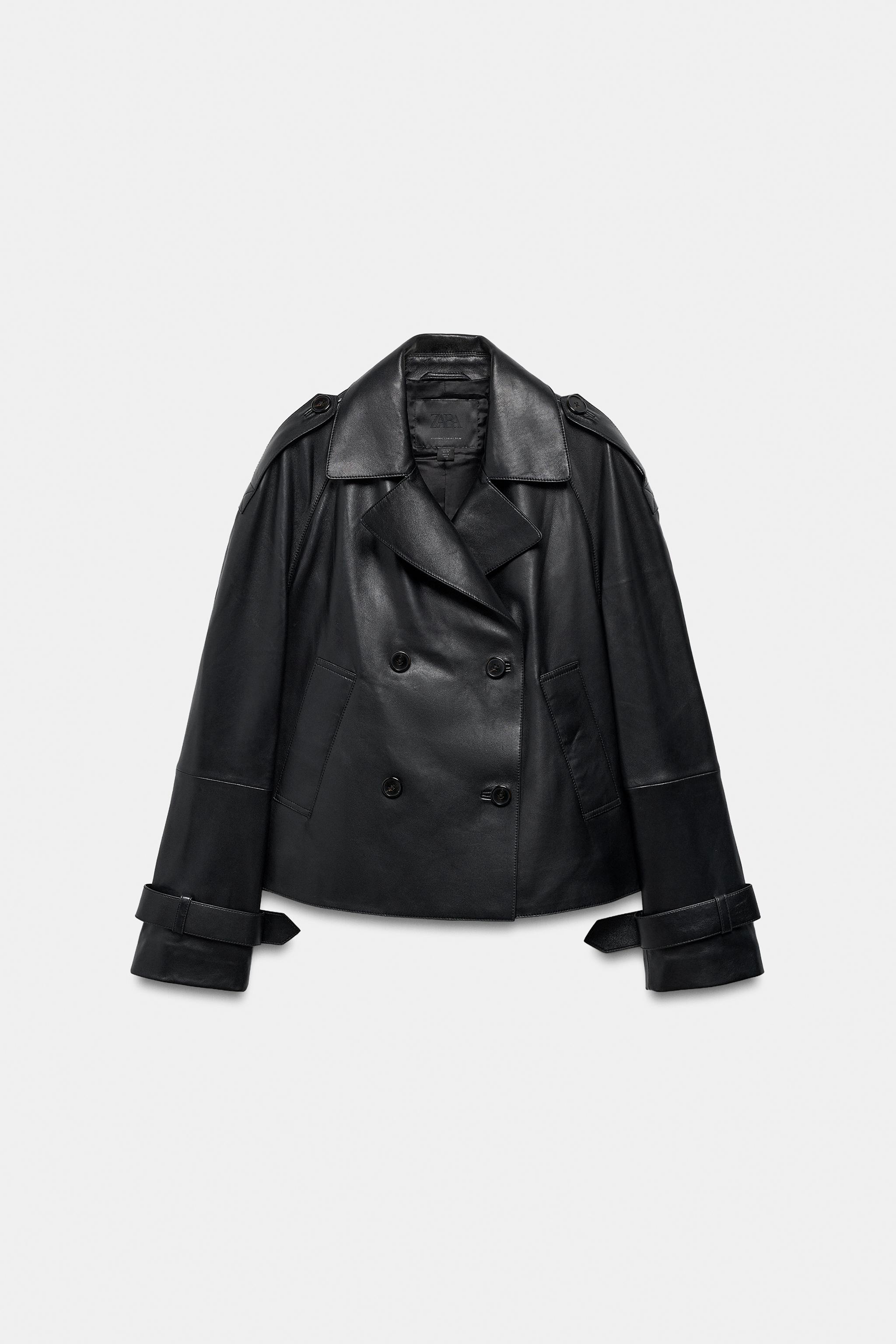 LEATHER JACKET ZW COLLECTION LIMITED EDITION - Black | ZARA Canada