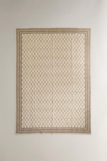 TAPIS COTON BLOCK PRINT - Multicolore de Zara - Image 1
