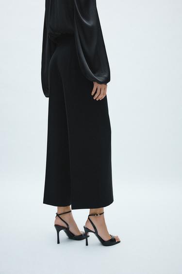 JUPE-CULOTTE COLLECTION ZW - Noir de Zara - Image 3