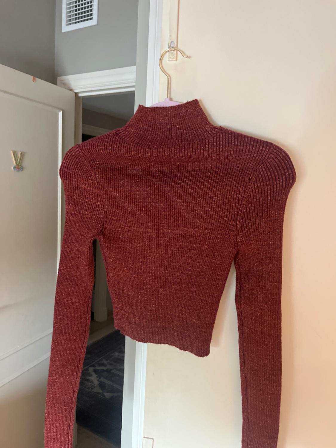 METALLIC THREAD KNIT TOP - Image 3