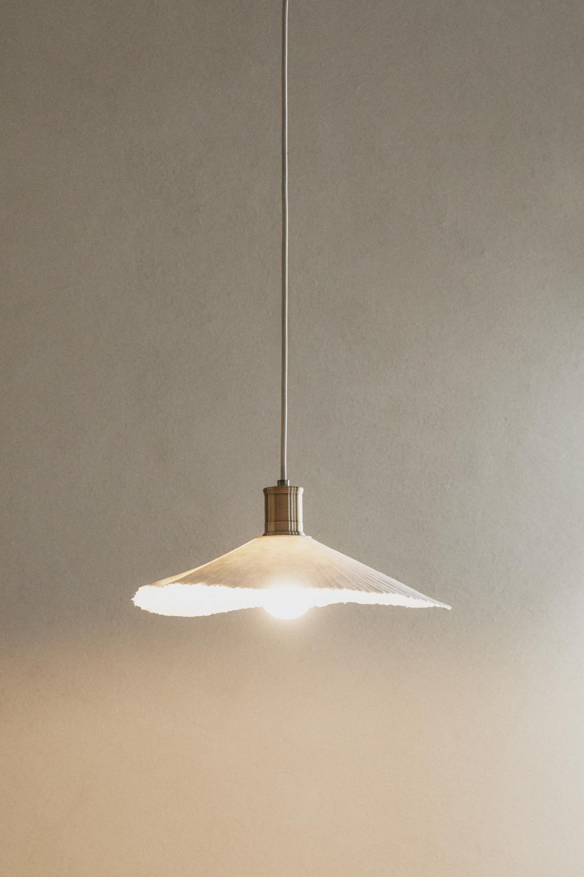 SMALL FLOWER CEILING LAMP - Oyster-white | ZARA United States