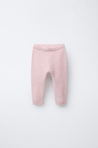 KNIT LEGGINGS WITH POCKET AND RUFFLES