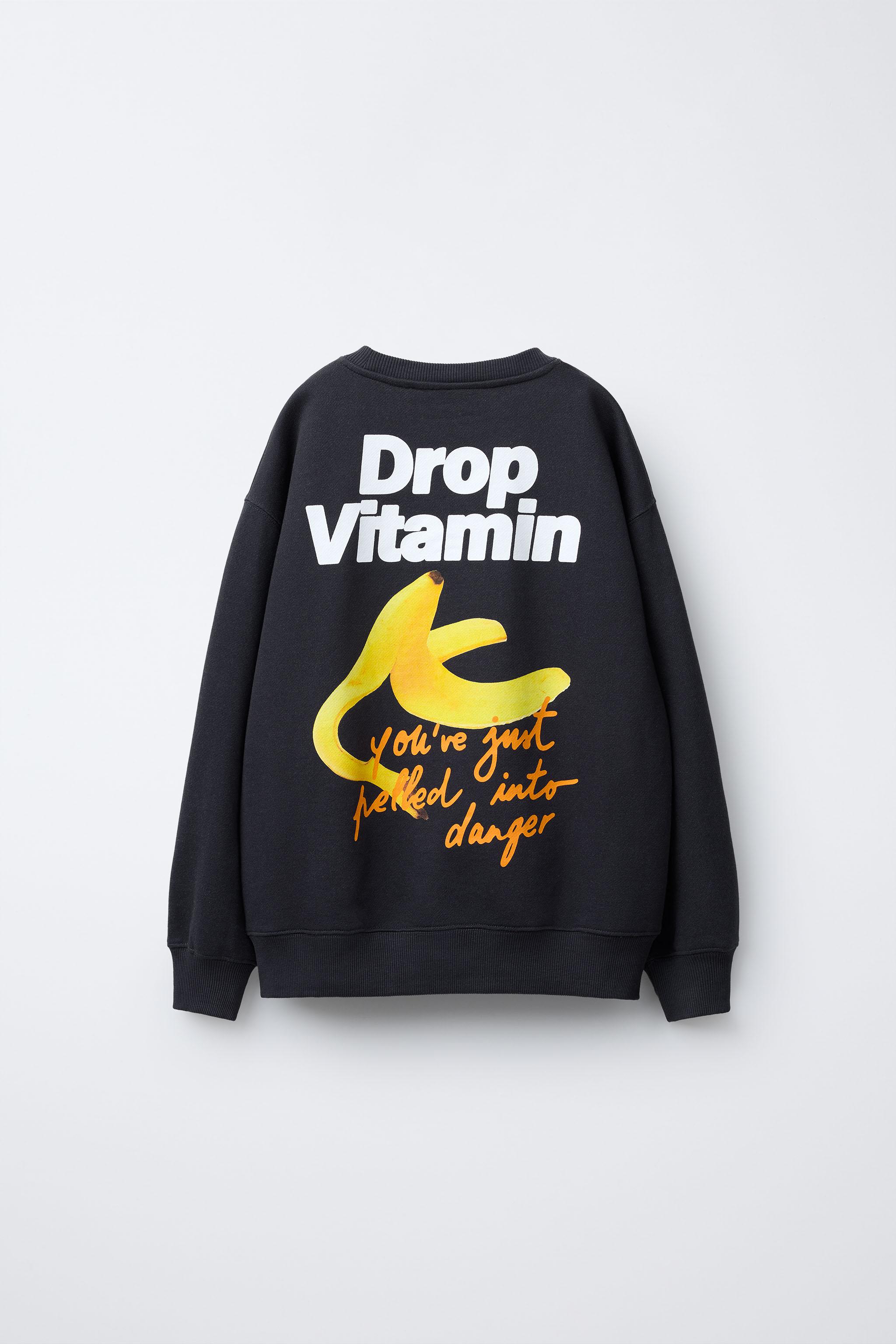 SWEAT À IMPRIMÉ BANANE