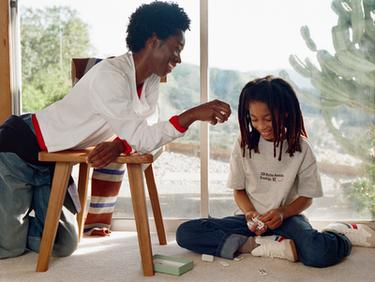 TEXANS STRAIGHT ESQUINÇATS - Blau mitjà de Zara