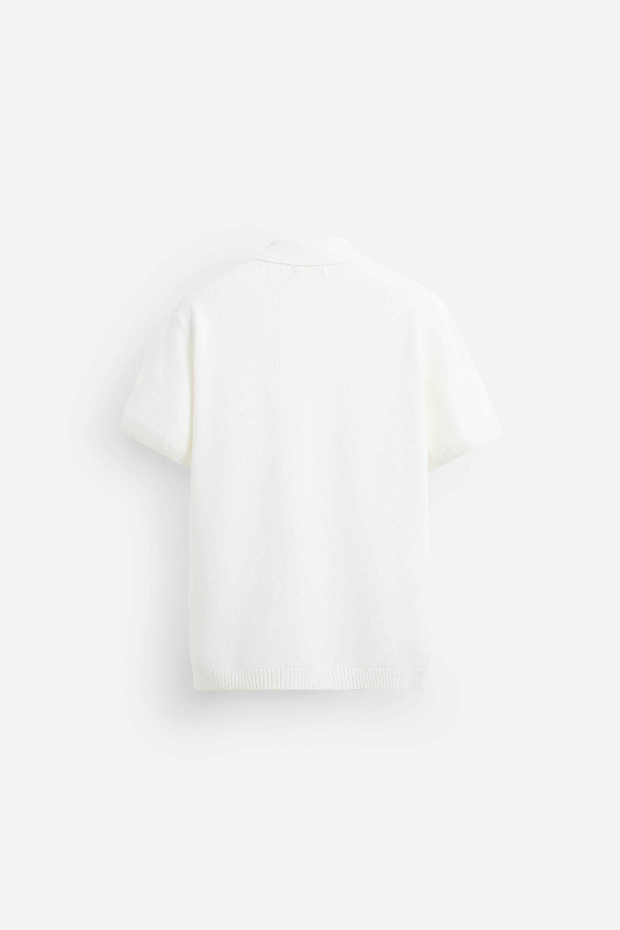 TEXTURED KNIT POLO