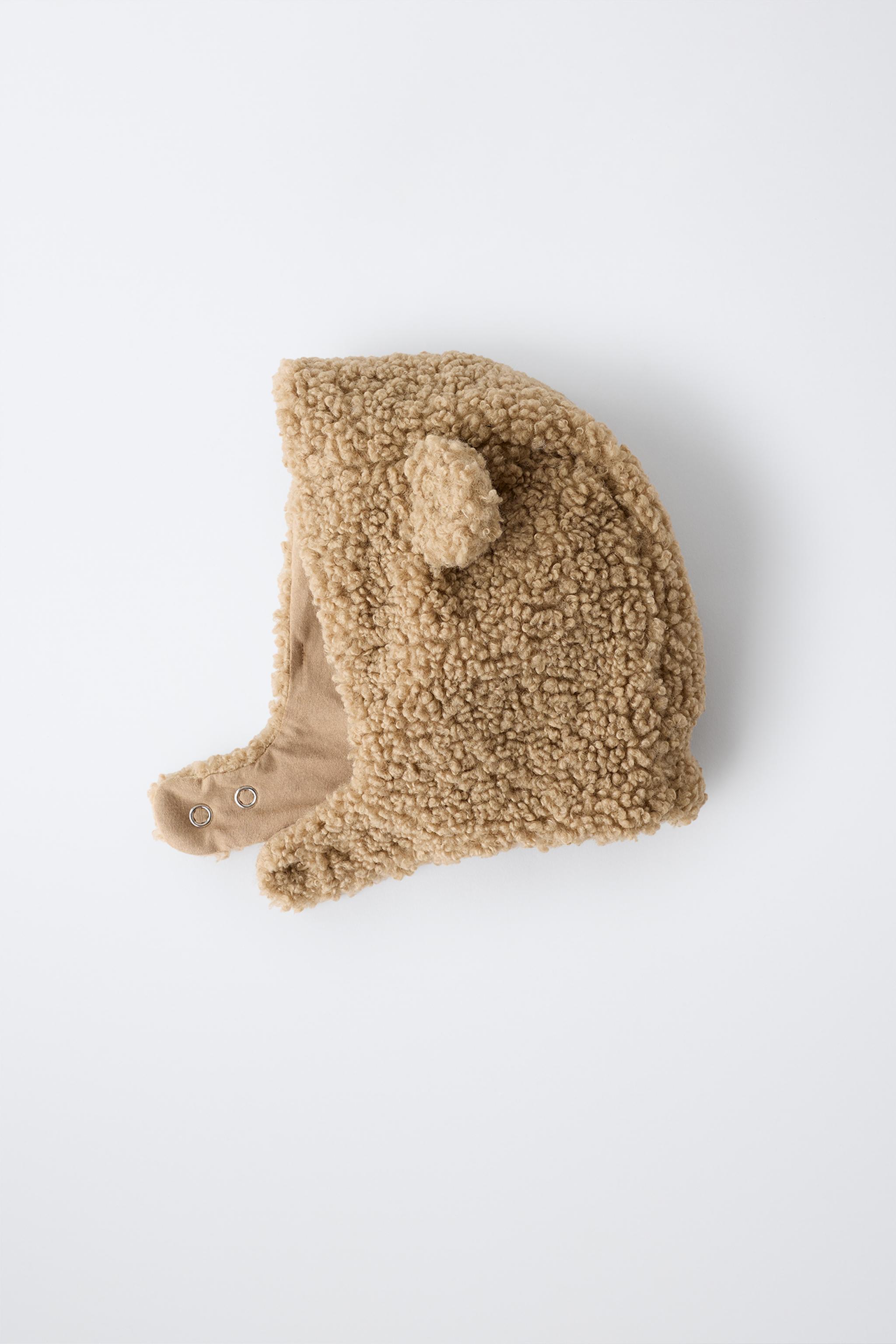 FAUX SHEARLING EAR BEANIE