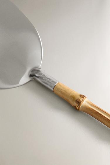 BAMBOO AND STEEL SPATULA - Steel by Zara - Image 4
