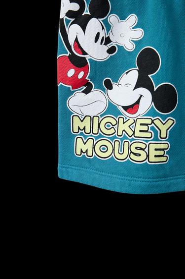 SWEATSHIRT-BERMUDASHORTS MIT MICKY-MAUS-PRINT © DISNEY - Helles Petrol von Zara