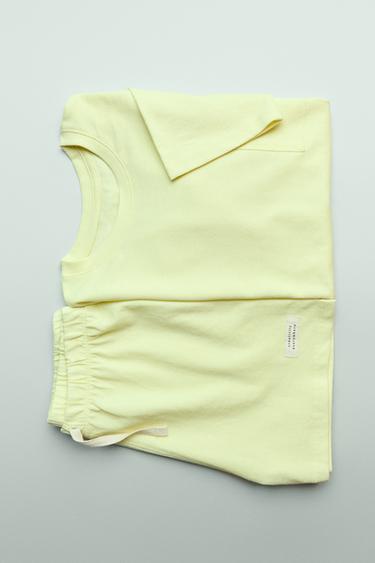 6-14 YEARS/ PLAIN PYJAMAS - Yellow by Zara