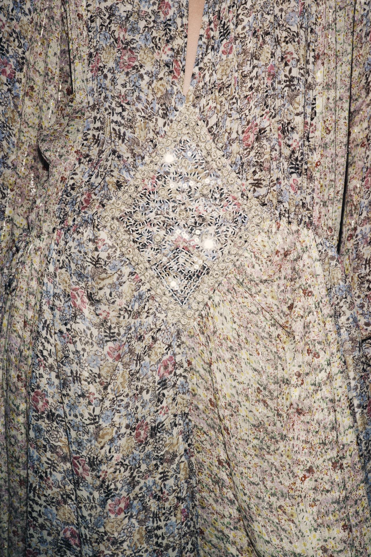 ZW COLLECTION METALLIC THREAD DRESS