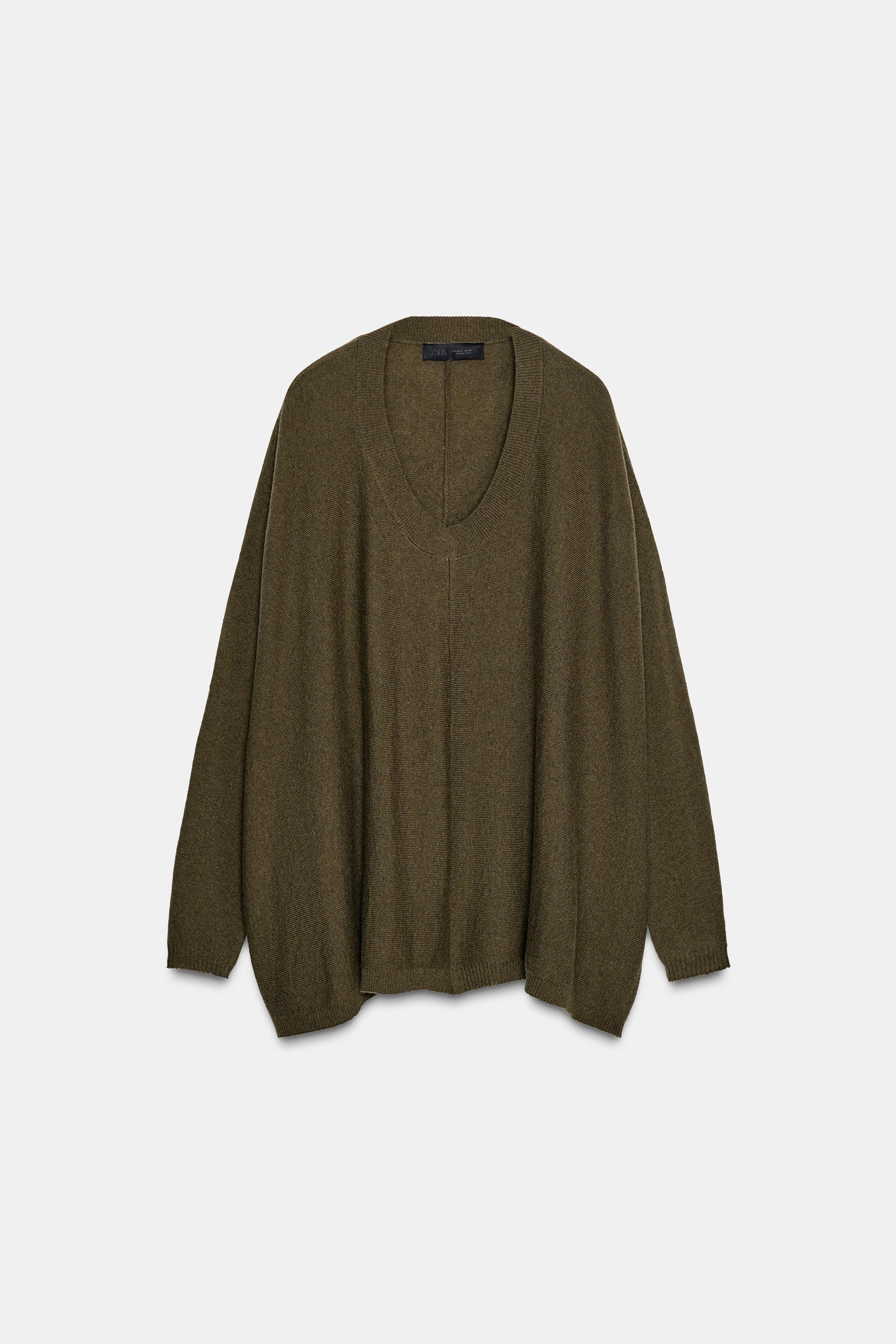 PULL OVERSIZE AVEC LAINE