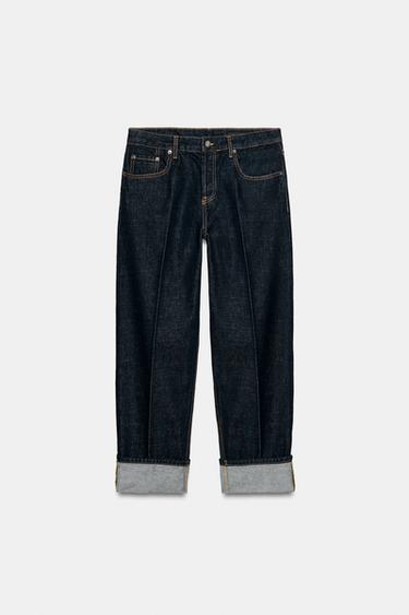 JEANS ZW COLLECTION RECTOS TIRO BAJO - Azul de Zara