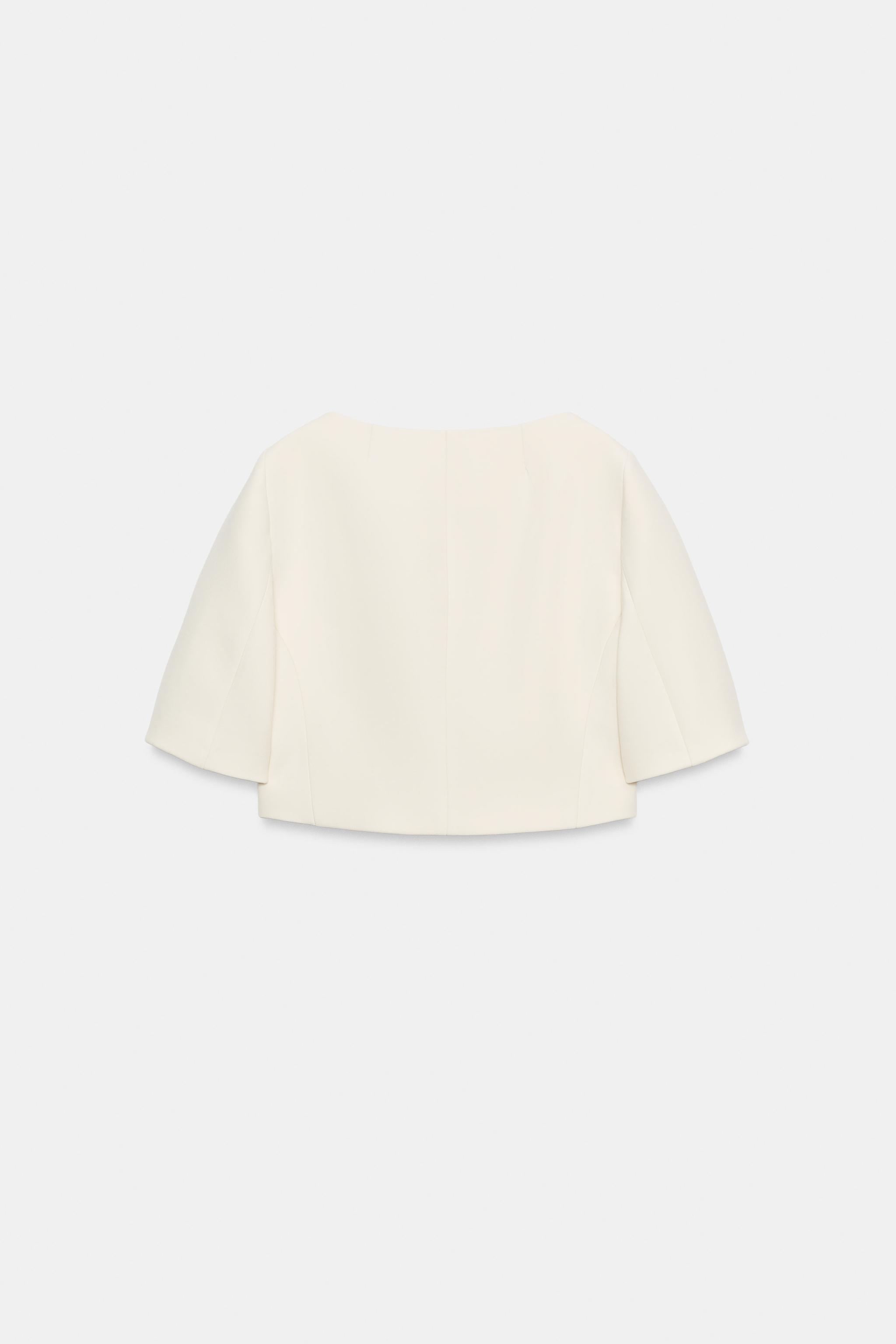 ZW COLLECTION CROPPED JACKET