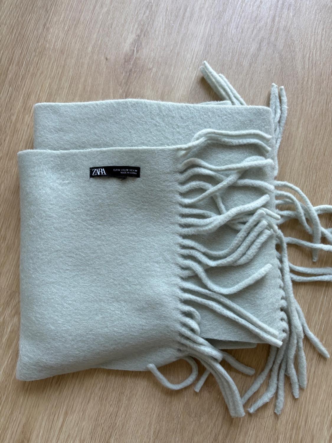 WOOL SCARF WITH FRINGING - Image 4