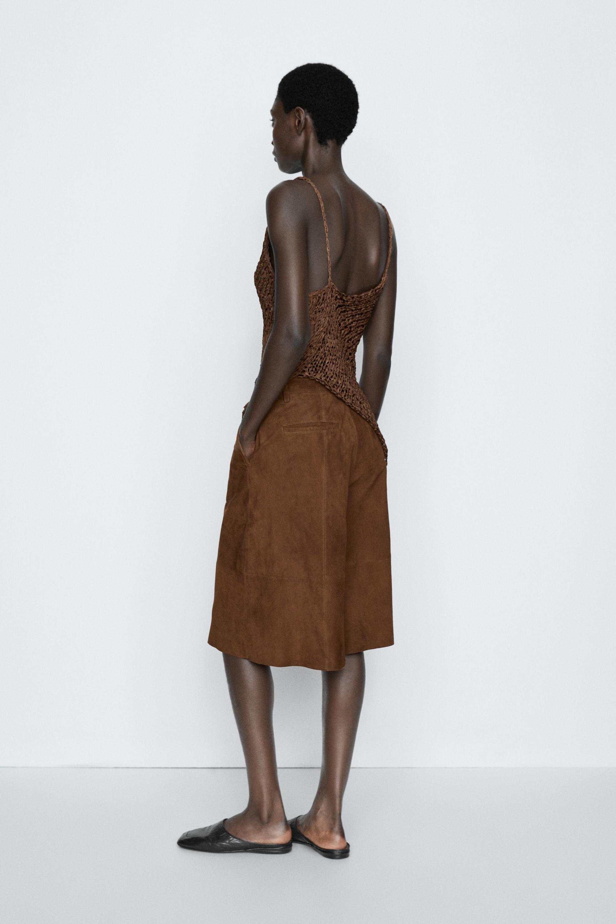 Open-knit asymmetric top - STUDIO