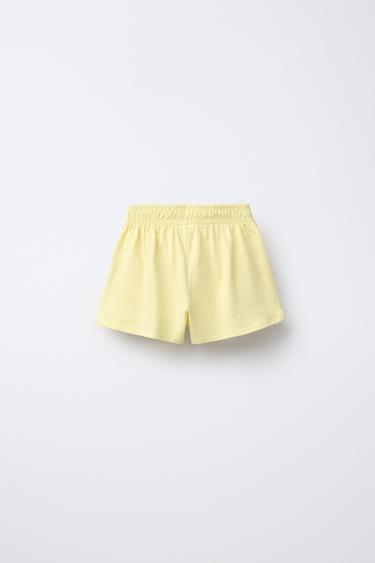 BERMUDA UNIE - Jaune de Zara - Image 1