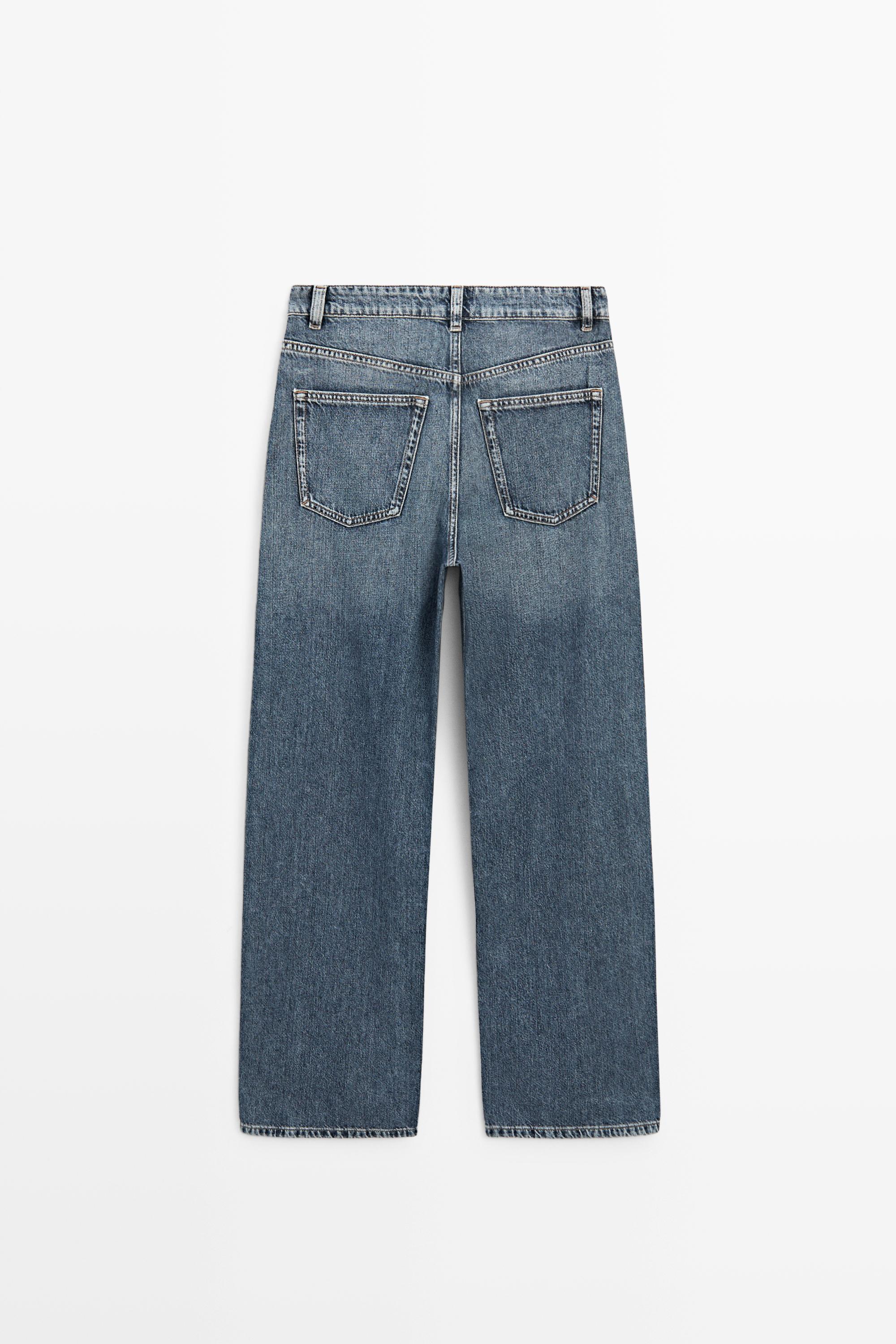 Jean barrel taille moyenne
