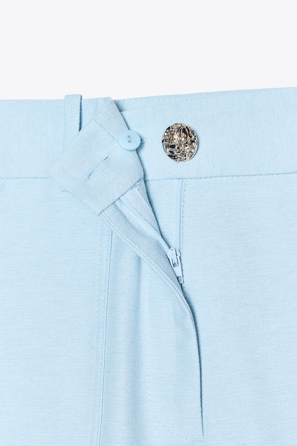 Thumbnail image for STRAIGHT-LEG TROUSERS WITH METAL BUTTON