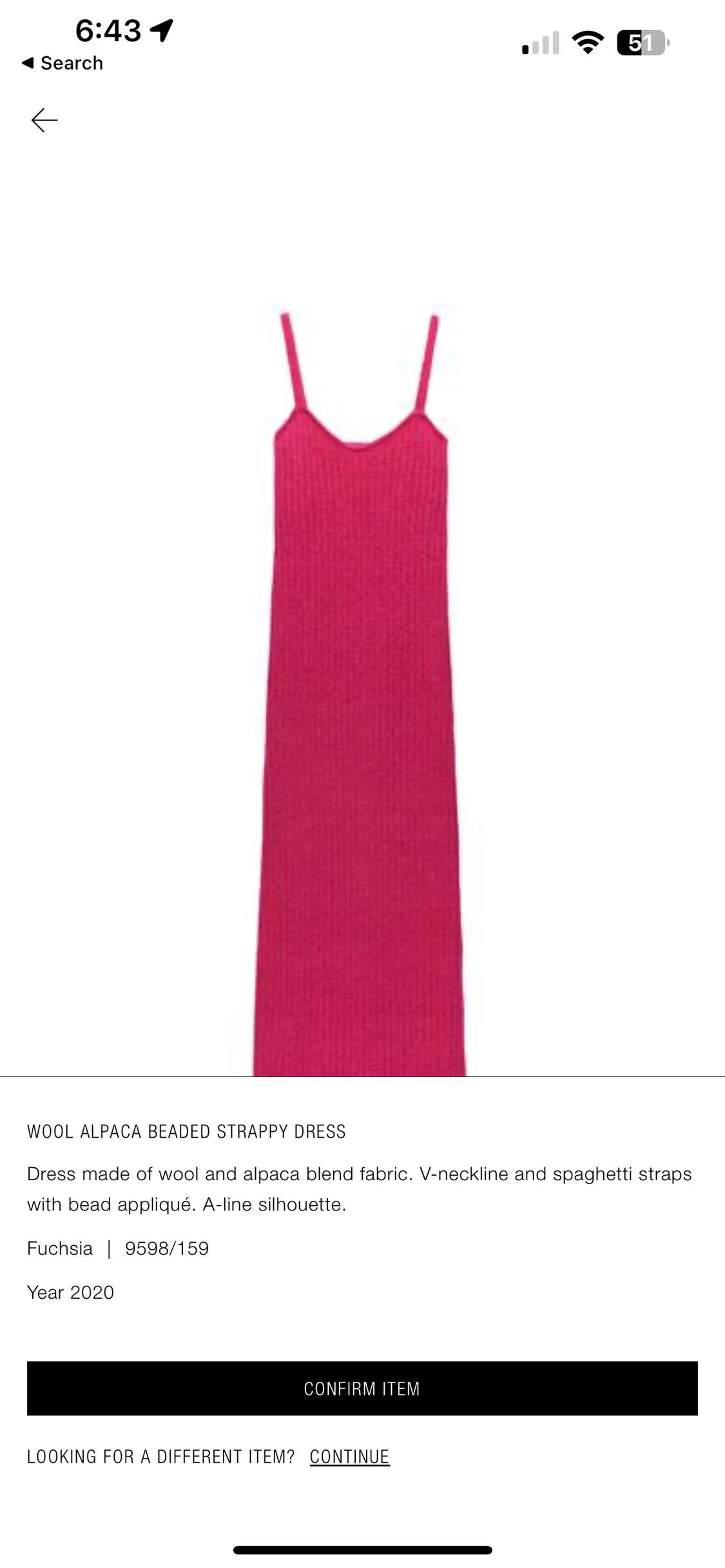 WOOL ALPACA BEADED STRAPPY DRESS - Image 5