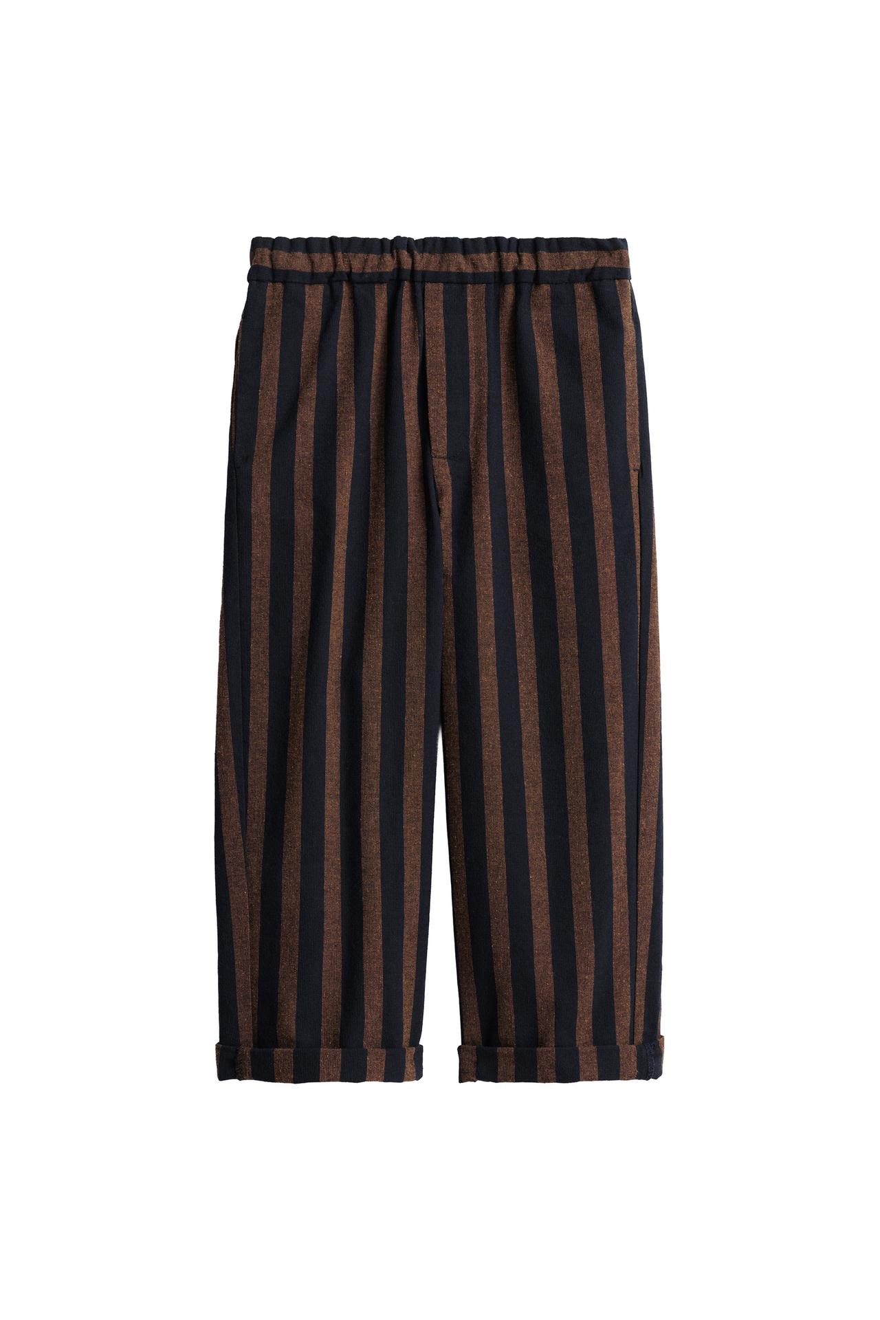 LIMITED EDITION STRIPED BAGGY TROUSERS