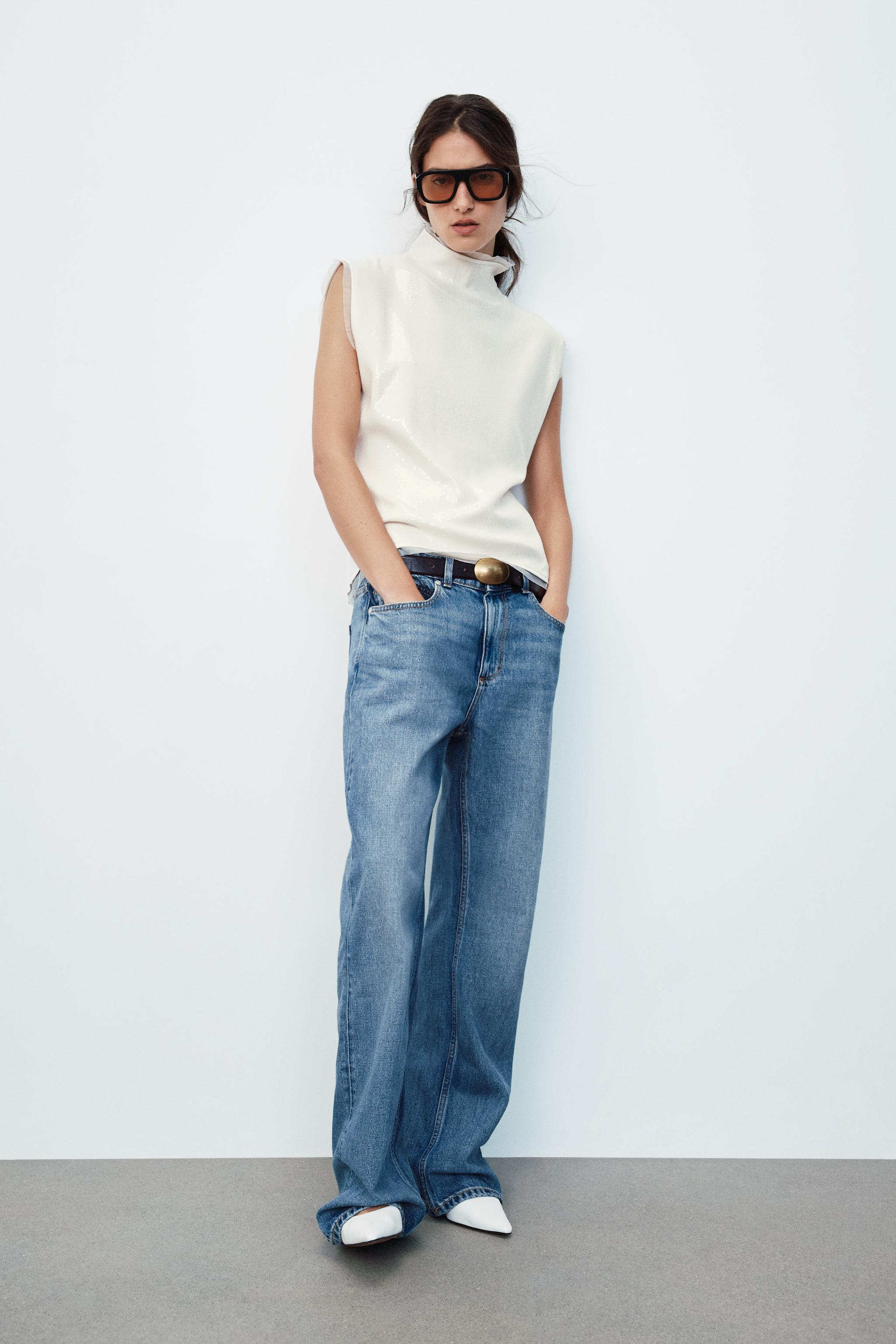 Zara Pullu Triko Top