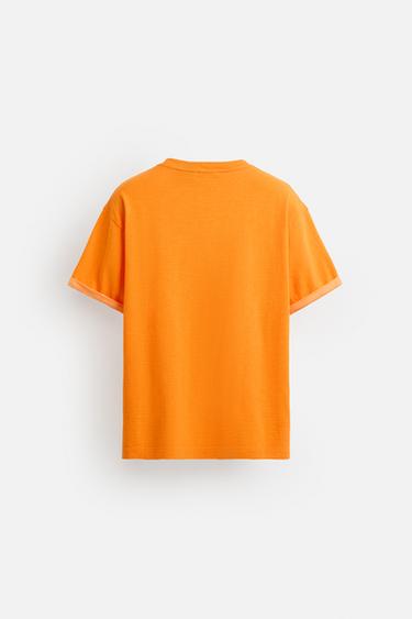 © OTIS KWAME KYE QUAICOE SIGNATURE T-SHIRT - Orange by Zara - Image 7