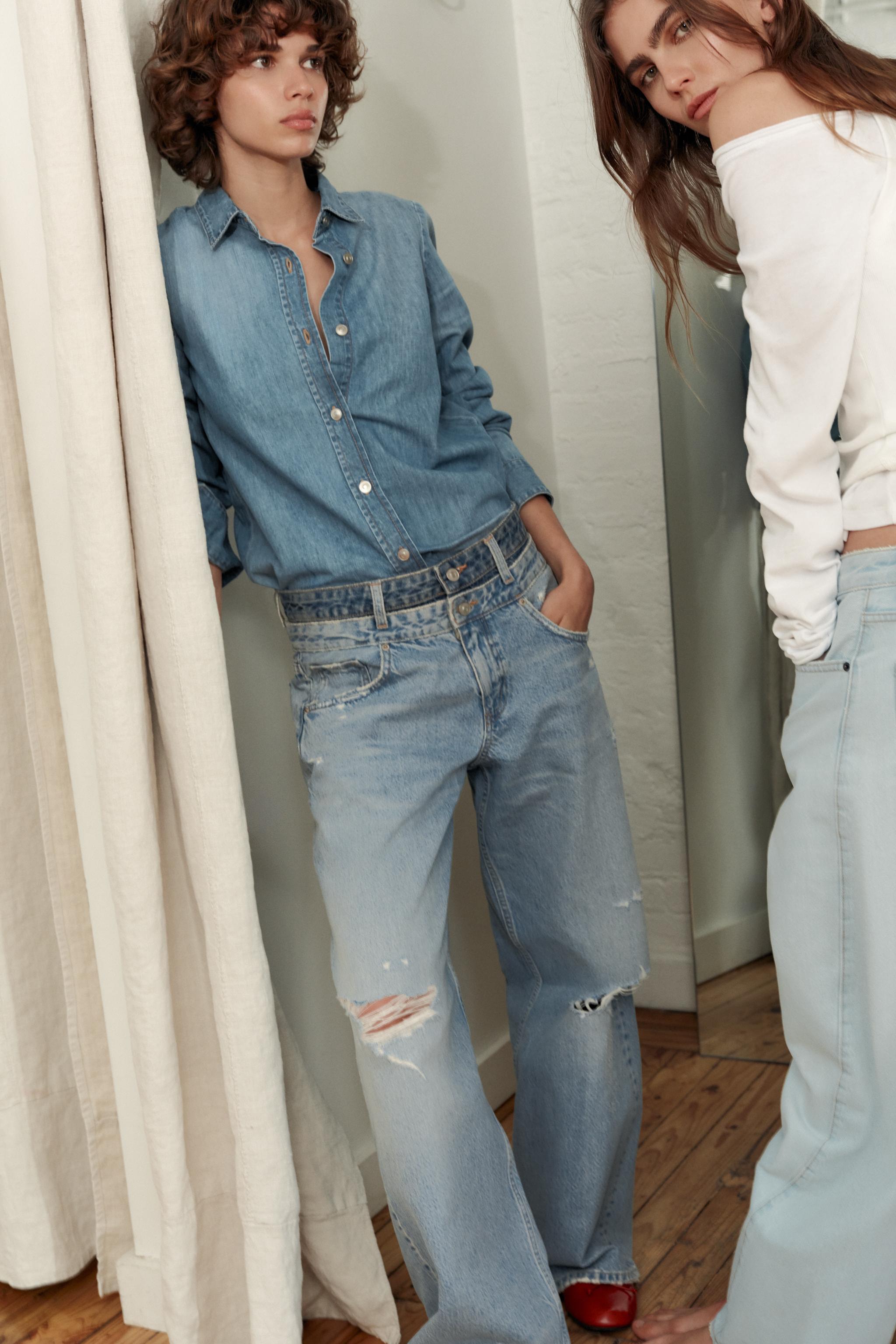 CHEMISE EN DENIM TRF