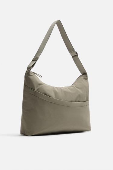 SAC EN NYLON - Vert de Zara - Image 3