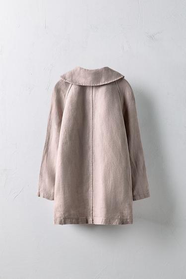 6-10 ANS/ TRENCH 100 % LIN ÉDITION LIMITÉE - Rose poudré de Zara - Image 1