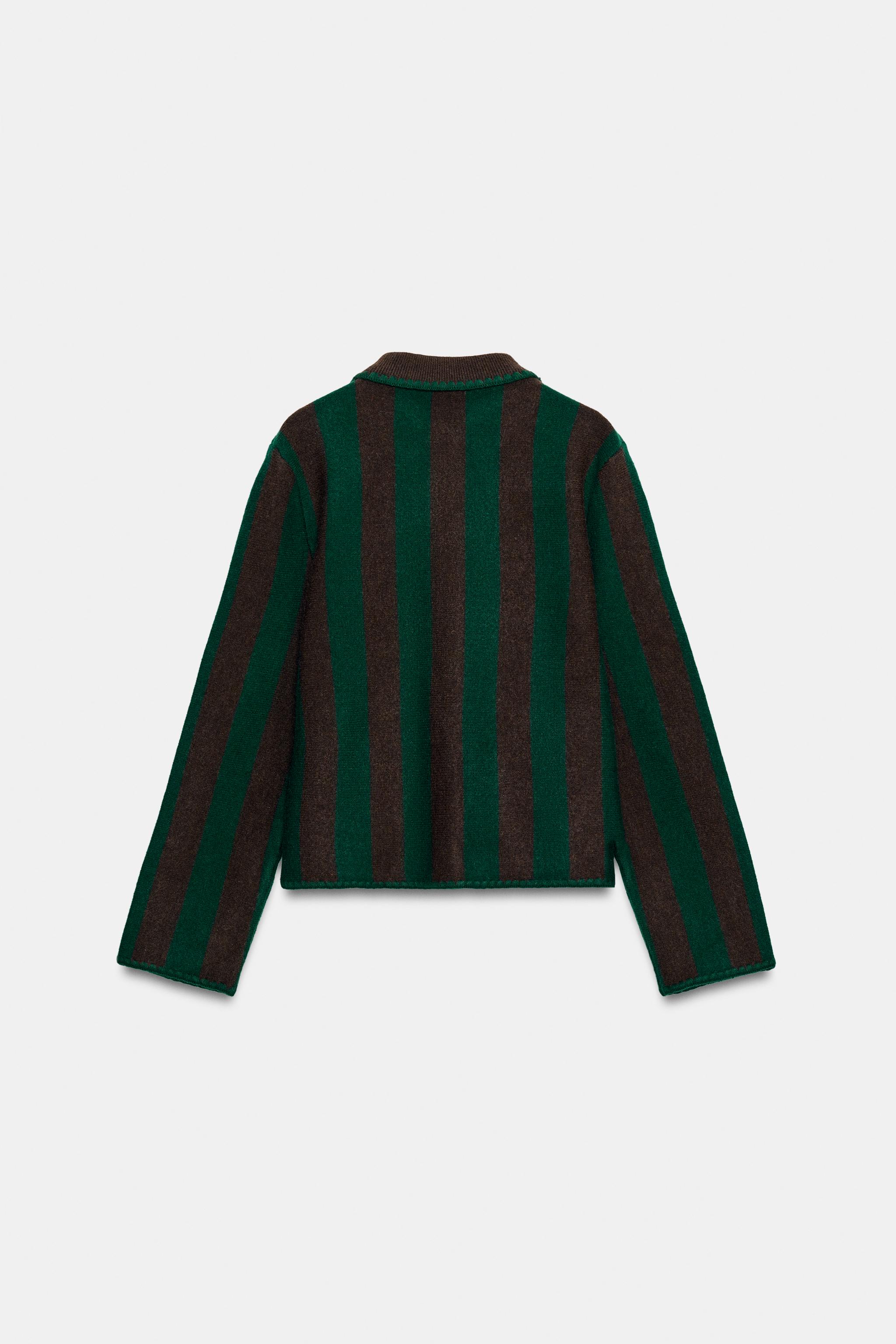 STRIPED CARDIGAN